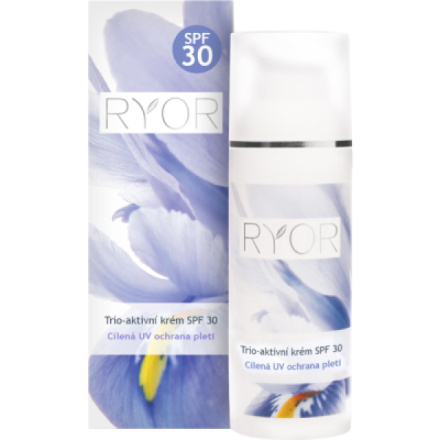 RYOR Trio denní aktivní krém SPF 30 s UV ochranou, 50 ml