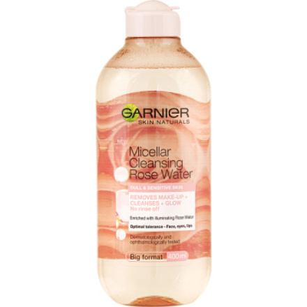 Garnier Skin Naturals Rose Water micelární voda, 400 ml