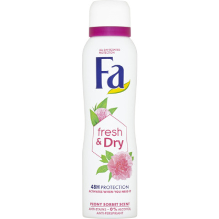 Fa Fresh & Dry Peony Sorbet antiperspirant, deospray 150 ml