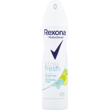 Rexona Blue Poppy & Apple antiperspirant, deosprej 150 ml