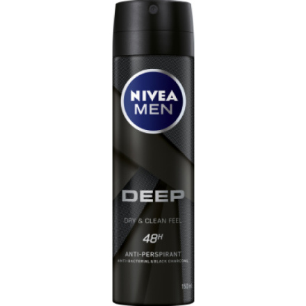 Nivea Men Deep antiperspirant, deosprej 150 ml