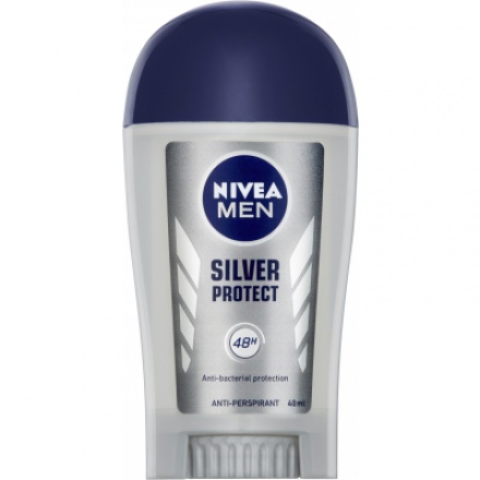 Nivea Men Silver Protect tuhý antiperspirant, 40 ml