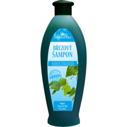 Herbavera březový šampon na mastné vlasy, 550 ml