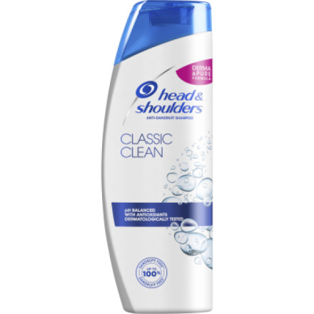 Head & Shoulders Classic Clean šampon proti lupům, 400ml