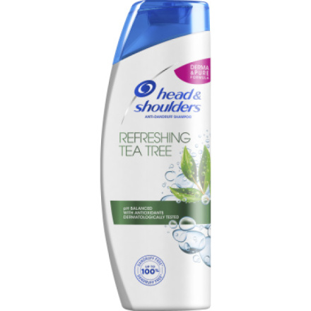 Head & Shoulders Refreshing Tea Tree šampon proti lupům, 400 ml