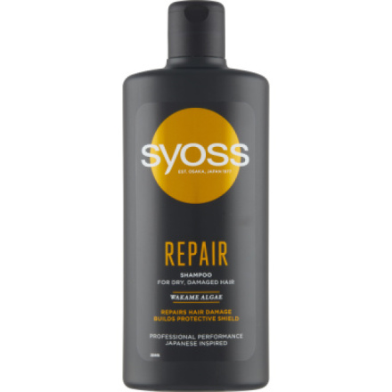 Syoss Repair šampon pro suché a poškozené vlasy, 440 ml