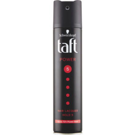 Taft Power, lak na vlasy mega silná fixace, síla fixace 5, 250 ml