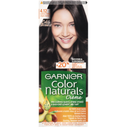 Garnier Color Naturals Creme barva na vlasy, 4.12 Ledová hnědá