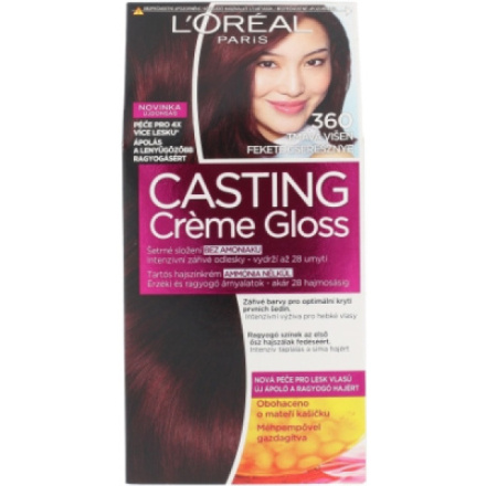 L'Oréal Casting Crème Gloss barva na vlasy tmavá višeň 360