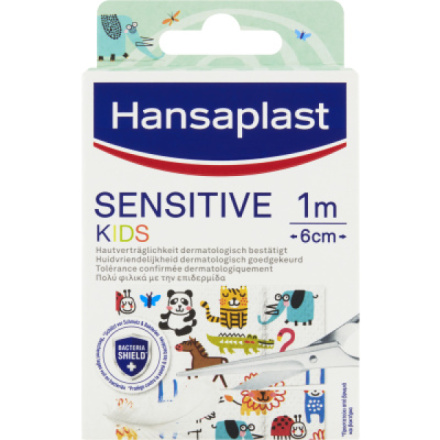 Hansaplast Sensitive Kids dětské náplasti pro citlivou pokožku, 10 ks