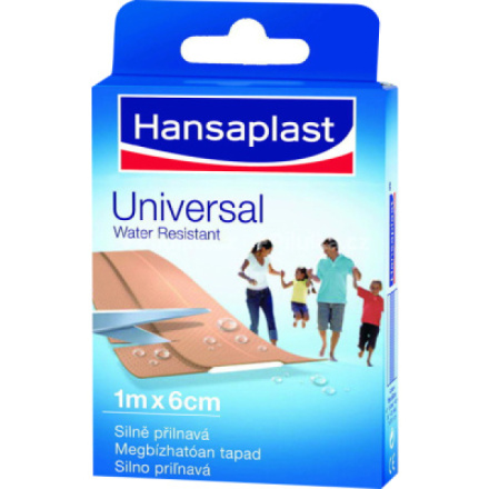 Hansaplast Universal voděodolná náplast, 6 cm × 1 m