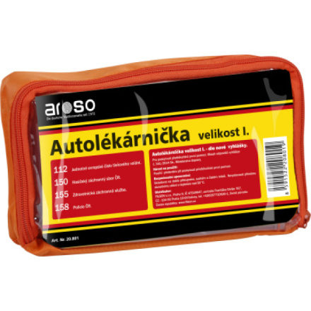Aroso Autolékárnička, textil 905535 č.341/2014 Sb. Ministerstvo dopravy