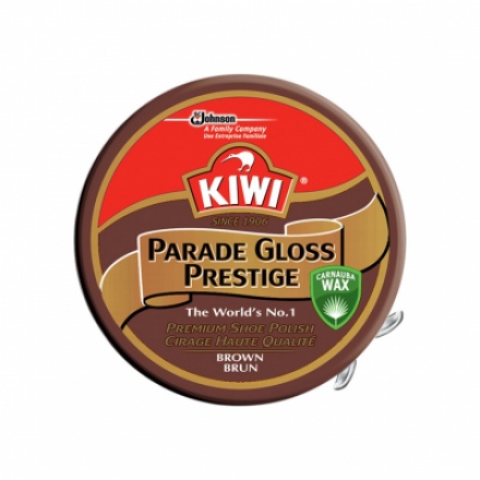 Kiwi Parade Gloss krém na boty, hnědý, 50 ml