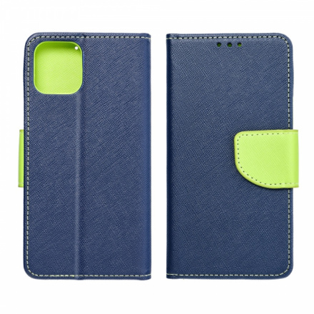 Pouzdro Telone Fancy Book case for XIAOMI Redmi NOTE 11 / 11S navy / lime 106957