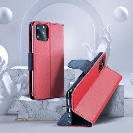 FANCY Book case for  XIAOMI Redmi 9A red/navy 435749