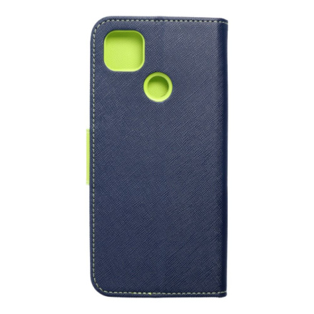 FANCY Book case for XIAOMI Redmi 9C navy/lime 435753