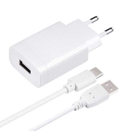 Travel Charger Forcell with USB socket type-C - 2,4A 18W with Quick Charge 3.0 function white 440180