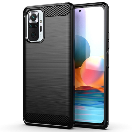 CARBON Case for XIAOMI Redmi NOTE 10 / 10S black 444754