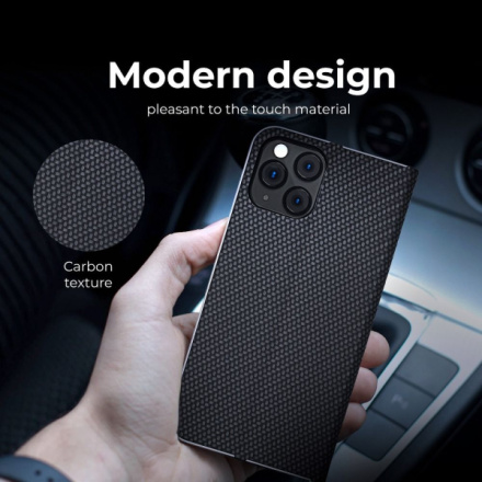 LUNA Book Carbon for Xiaomi Redmi Note 10 5G / Poco M3 Pro / Poco M3 Pro 5G black 445283