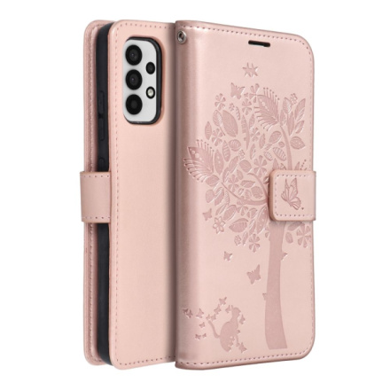 MEZZO Book case for SAMSUNG A32 LTE ( 4G ) tree rose gold 445812