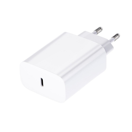 Universal Travel Charger Forcell with USB C socket - 3A 25W with PD and QC 4.0 function white, 446140