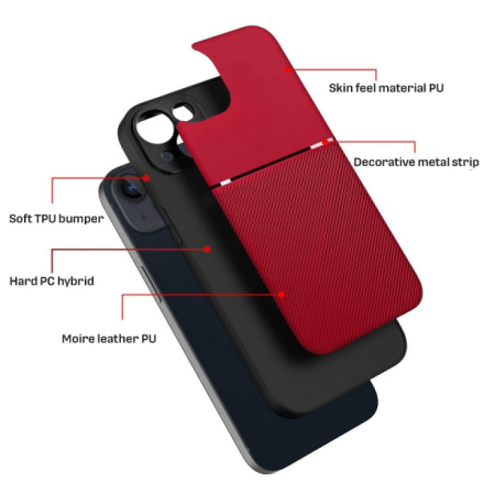 NOBLE Case for SAMSUNG A13 5G / A04S red 448274