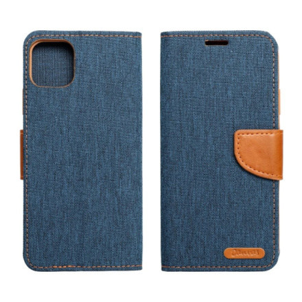 CANVAS Book case for XIAOMI Redmi 9AT / Redmi 9A navy blue 448364