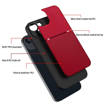 NOBLE Case for SAMSUNG A33 5G red 450551
