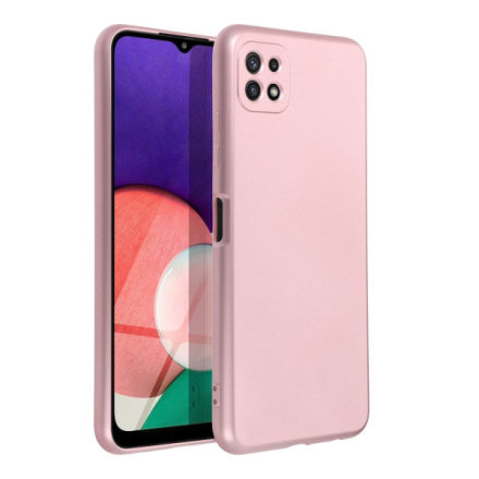 METALLIC Case for SAMSUNG A22 5G pink 581595