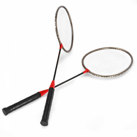 Spokey BADMNSET1 Sada na badminton - 2 rakety, košíček, obal, K83371