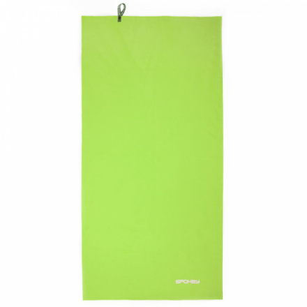 Spokey SIROCCO M Rychleschnoucí ručník s odnímatelnou sponou, zelený, 40 x 80 cm, K924994