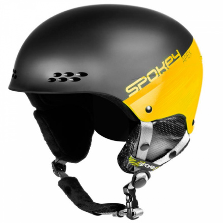 Spokey APEX lyžařská přilba černo-žlutá, vel. L/XL, K926363