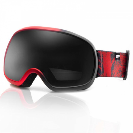 Spokey PARK lyžařské brýle černo-červené, K926700