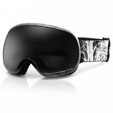 Spokey PARK lyžařské brýle černo-bílé, K926704