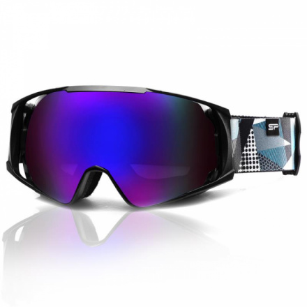 Spokey DENNY lyžařské brýle černo-šedo-bílé, K926735