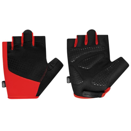 Spokey AVARE Pánské cyklistické rukavice, černo-červené, vel. XL, K941082