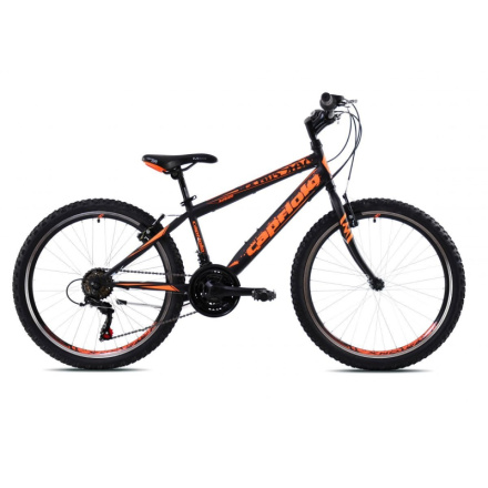 Horské jízdní kolo Capriolo RAPID 240 24"/18HT black orange, 921340-13 , 2022