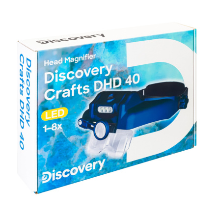Lupa Discovery Crafts DHD 40 náhlavní, zvětšení 1/1,5/2/2,5/3,5/8x, 78379