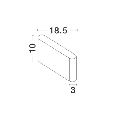 Svítidlo Nova Luce SOHO WALL GREY 2 nástěnné, IP 54, 2x5 W, 740404