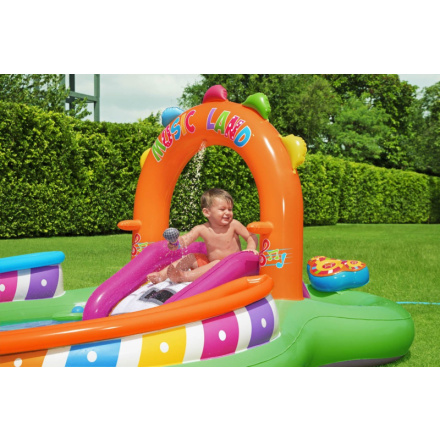 Hrací centrum Bestway nafukovací vodní Sing and Splash, 2,95 m x 1,9 m x 1,37 m, 53117