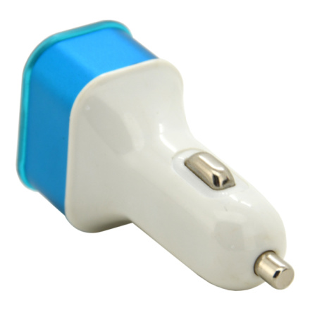 Zástrčka KOMBI - USB, voltmetr, ampérmetr (1,0+2,1A), 07428