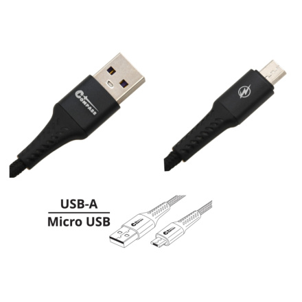 Datový a nabíjecí kabel SPEED USB-A / micro USB 480 Mb/s 1,5m, 07706