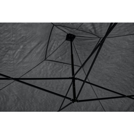 Párty stan nůžkový 3x3m šedý WATERPROOF, 13342