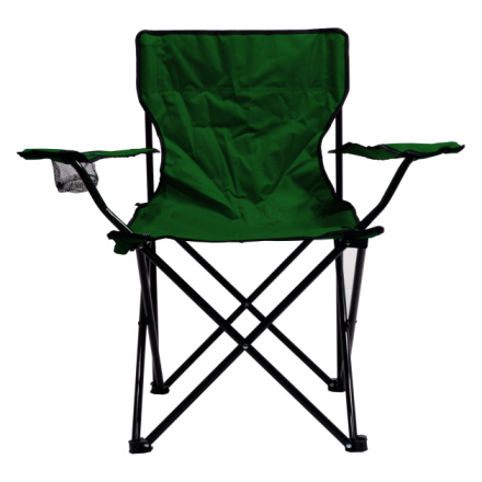 Židle kempingová skládací BARI zelená, 13449