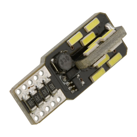 Žárovka 24 LED 12V T10 NEW-CAN-BUS bílá 2ks, T10 (W2.1x9.2d), 33828