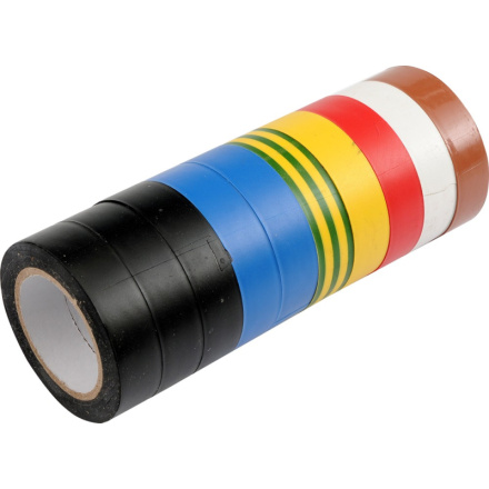 Páska PVC 15 x 0,13 mm x 10 m 10 ks barevné, TO-75012