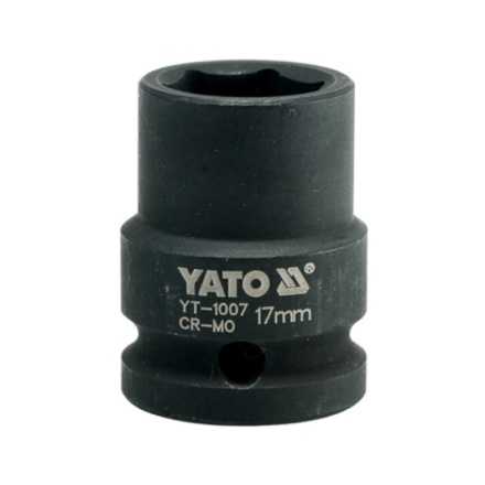 Nástavec 1/2" rázový šestihranný 17 mm CrMo, YT-1007