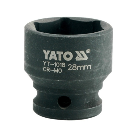 Nástavec 1/2" rázový šestihranný 28 mm CrMo, YT-1018