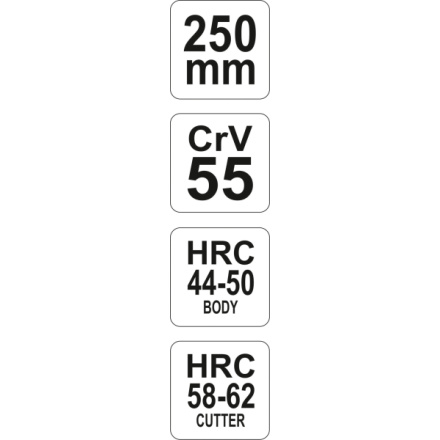 Kleště štípací čelní 250 mm, YT-1949
