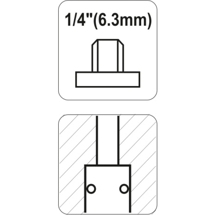 Rychlospojka 1/4", YT-2390